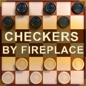 Checkers by Fireplace Thumbnail