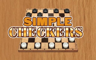 Simple Checkers game cover
