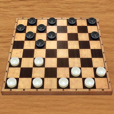 Simple Checkers By Gamepix