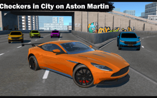 Checkers in City on Aston Martin