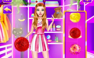 Cheerleader Magazine Dress Up game cover