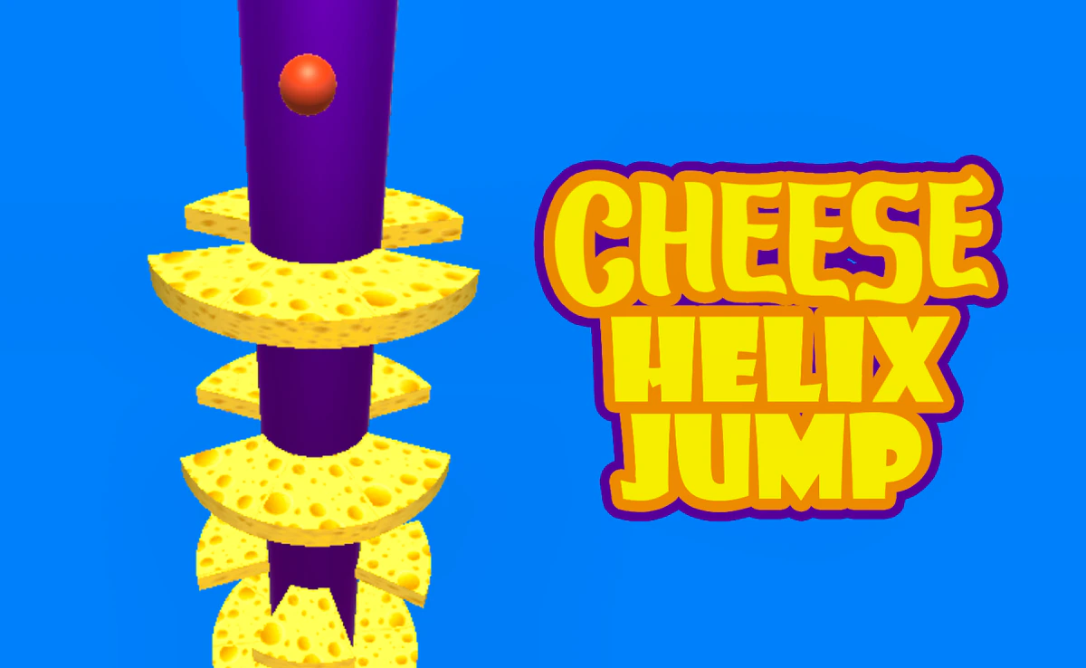 Play Cheese Helix Jump — free online Hyper Casual game