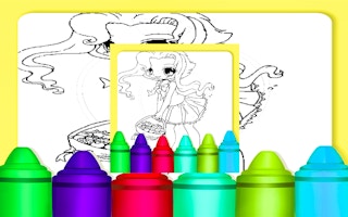 Chibi Anime Coloring Pages game cover