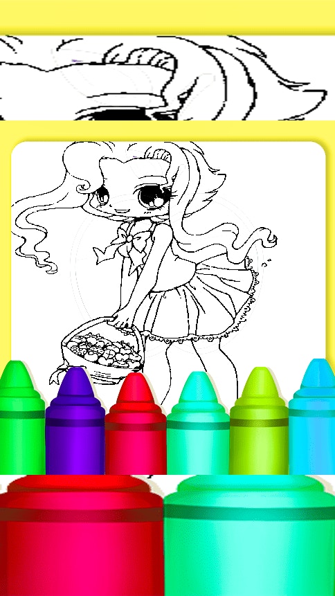Chibi Anime Coloring Pages