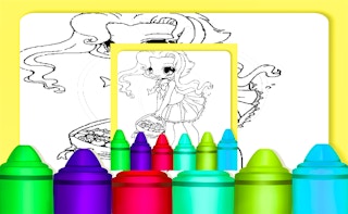 Chibi Anime Coloring Pages game cover