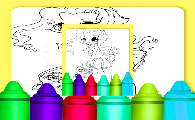 Chibi Anime Coloring Pages