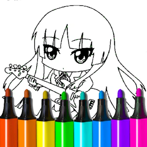 Chibi Anime Coloring Pages Thumbnail