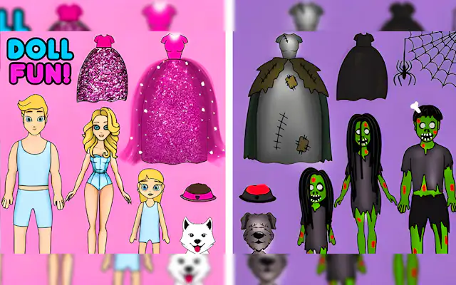 Transformação de Boneca Chibi