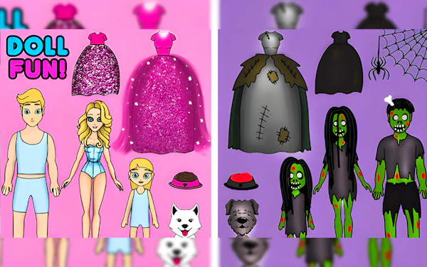 Chibi Doll Dress Up Makeover