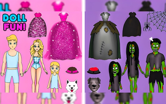 Chibi Doll Dress Up Makeover