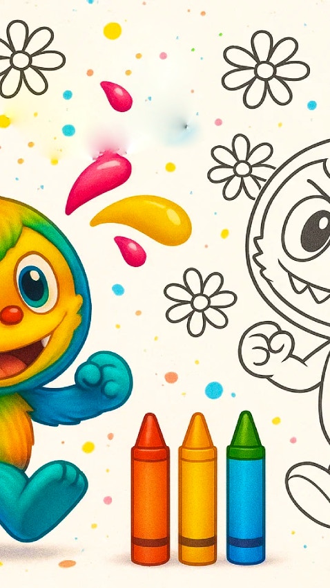 Chibi Labubu Coloring Book for Kids