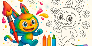 Chibi Labubu Coloring Book for Kids thumbnail