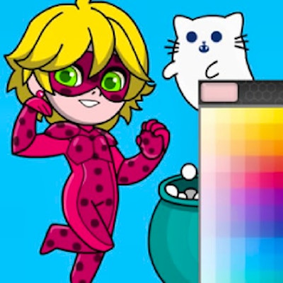 Chibi Sup Coloring By Gamepix
