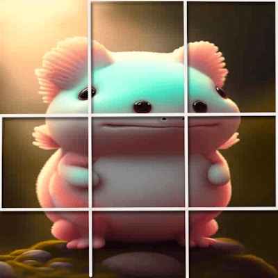 Chibi Totoro Tile Picture Challenge By Gamepix