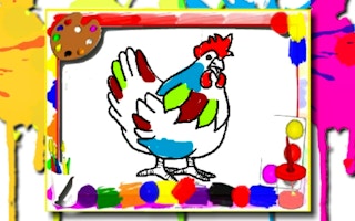 Chicken Coloring Book game cover