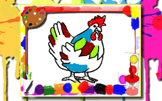 Chicken Coloring Book game cover