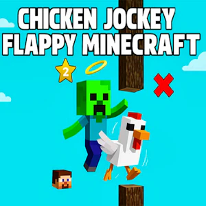 Цыплёнок-жокей Flappy Майнкрафт Thumbnail