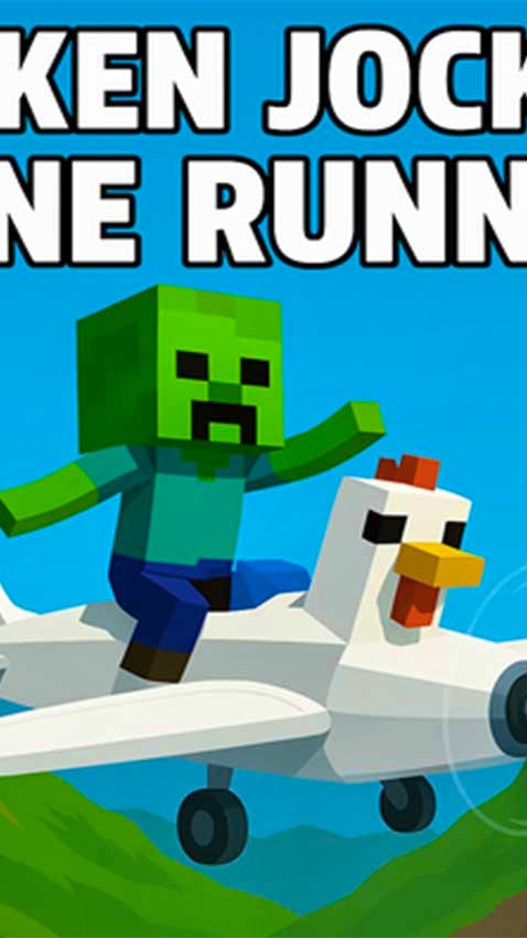 Chicken Jockey Plane Runner