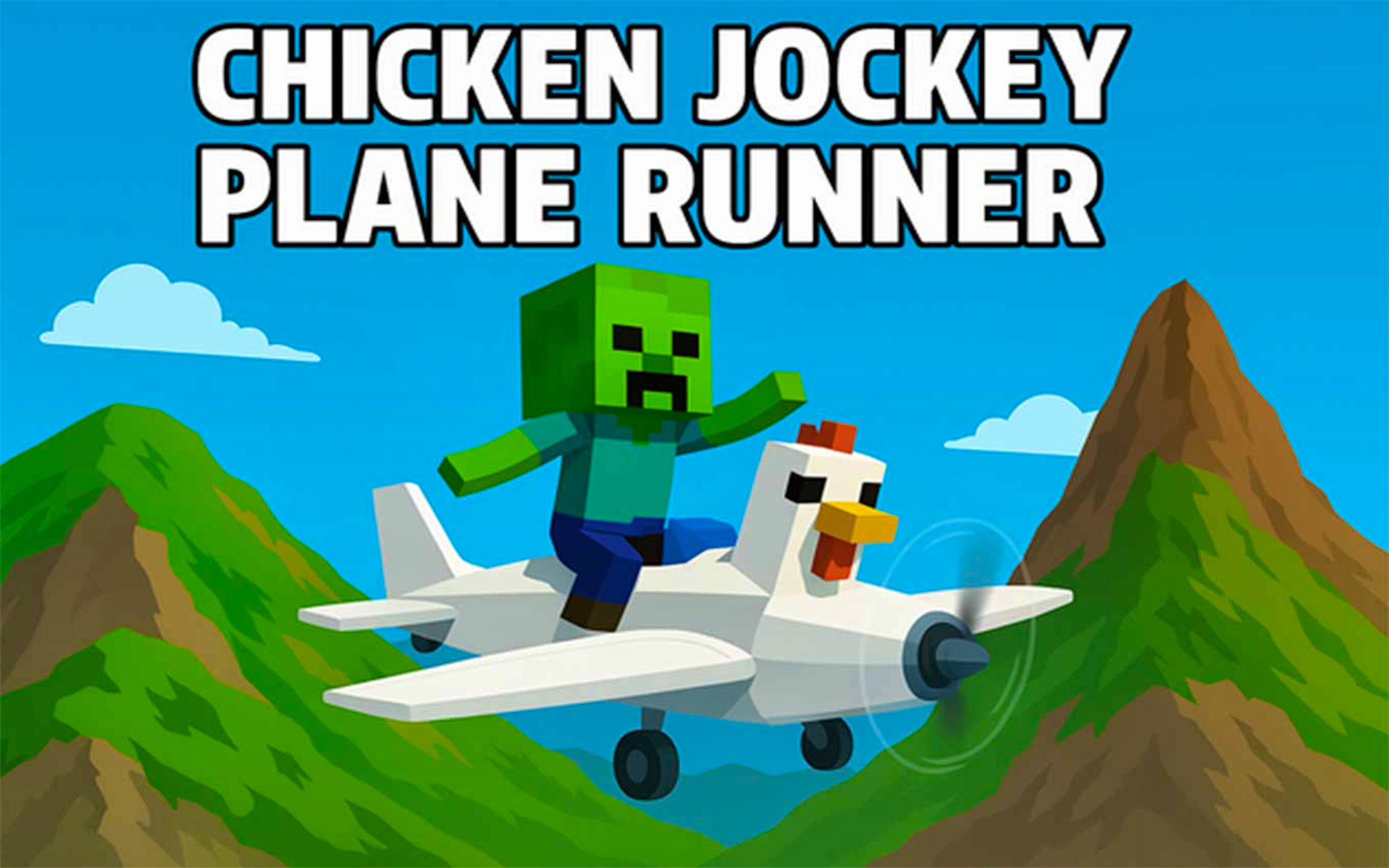 Chicken Jockey Plane Runner