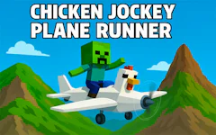 Chicken Jockey Plane Runner