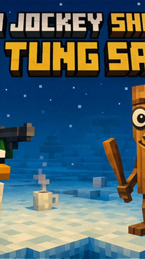 Chicken Jockey Shooting Tung Tung Sahur