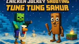 Chicken Jockey Shooting Tung Tung Sahur