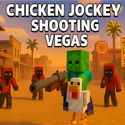 Chicken Jockey Shooting Vegas By Gamepix