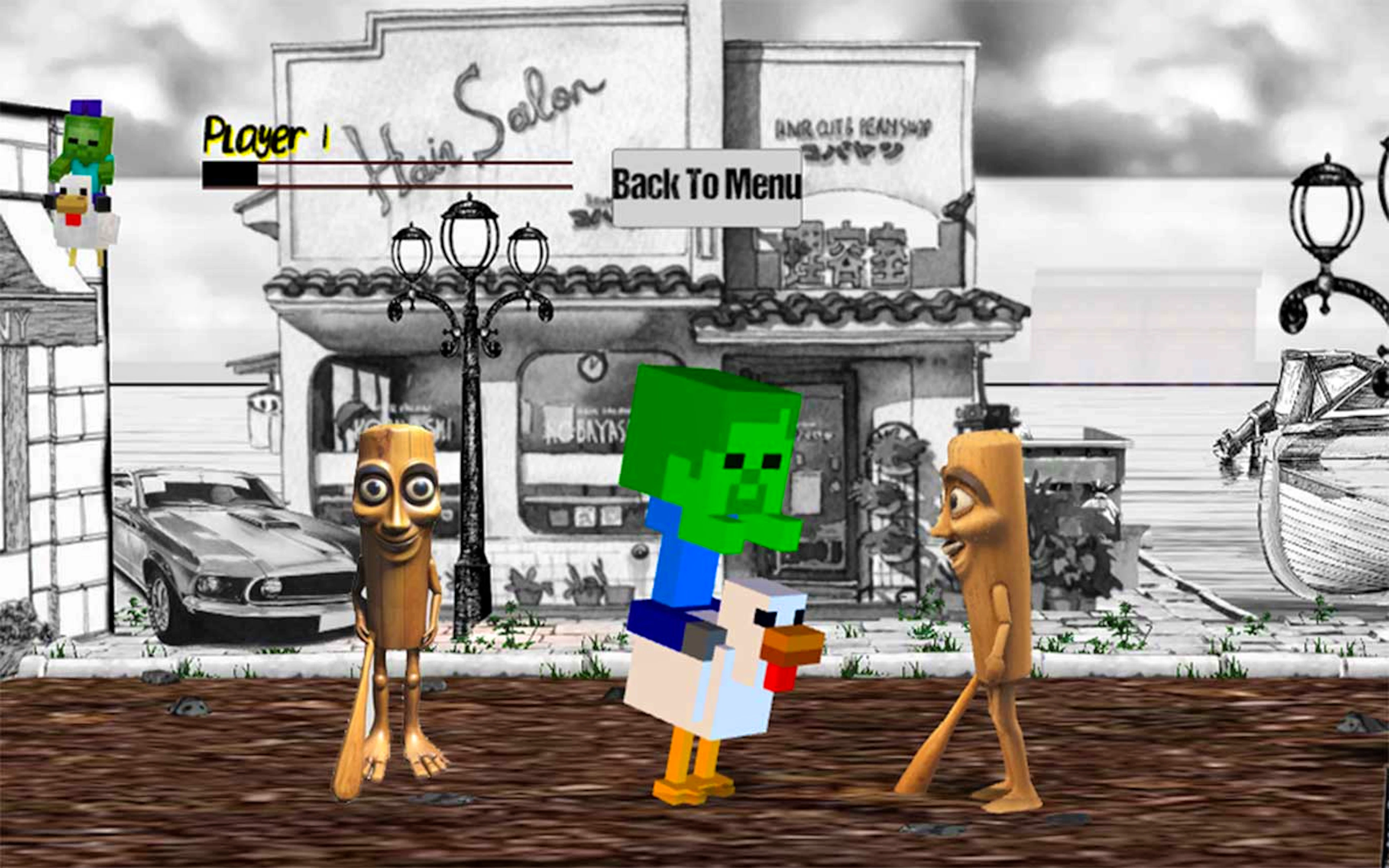 Chicken Jockey Tung Tung Sahur Fight