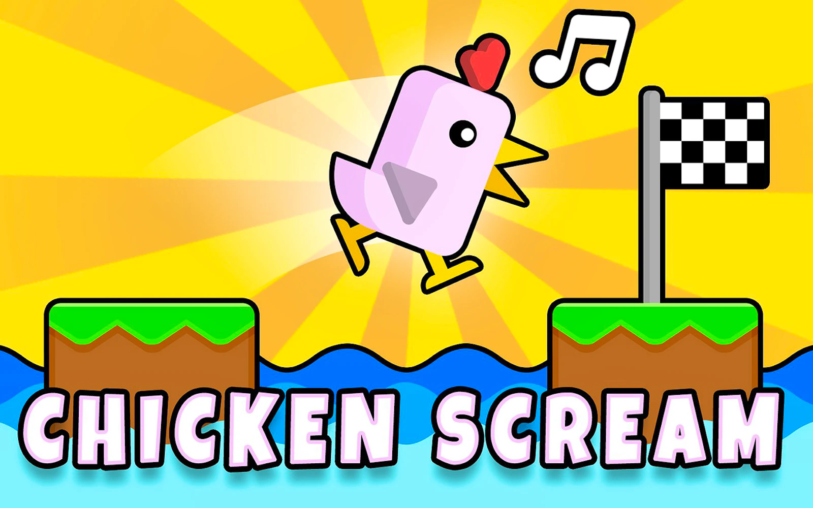 Chicken Scream — free online arcade game on Glaze Games