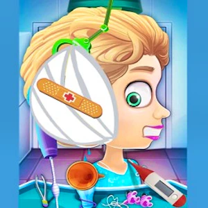 Children's Doctor Treating Ears Thumbnail