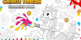 Chinese Dragon Coloring Book thumbnail