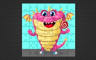 Chinese Dragons Puzzle game cover