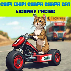 Chipi Chipi Chapa Chapa Cat Highway Racing Thumbnail