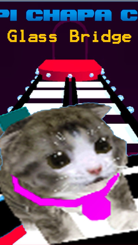 Chipi Chipi Chapa Chapa Cat Glass Bridge