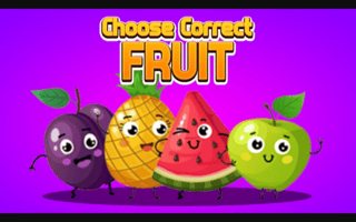 Choose Correct Fruit game cover