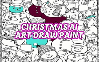 Christmas Ai Art Draw Paint game cover