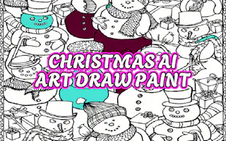 Christmas AI Art Draw Paint