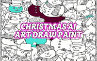 Christmas AI Art Draw Paint