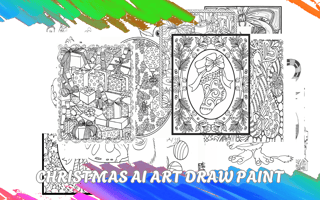 Christmas Ai Art Draw Paint game cover