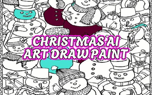 Christmas AI Art Draw Paint