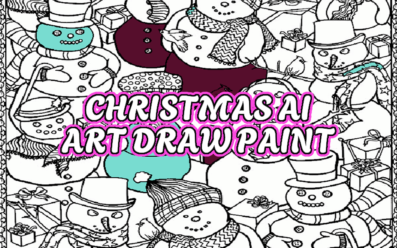 Christmas AI Art Draw Paint