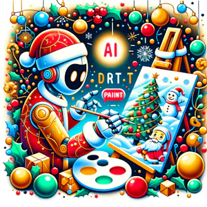 Christmas AI Art Draw Paint Thumbnail