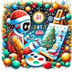 Christmas AI Art Draw Paint banner