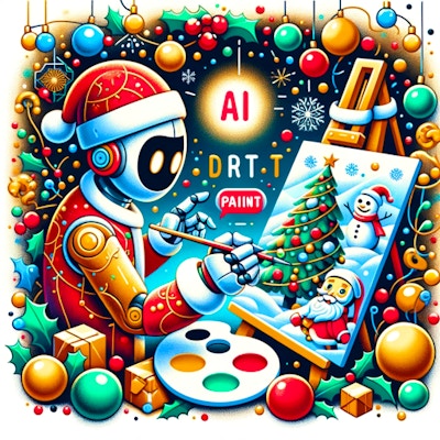 Christmas AI Art Draw Paint By Gamepix