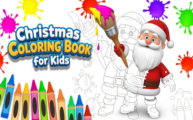 Christmas Coloring Book For Kids