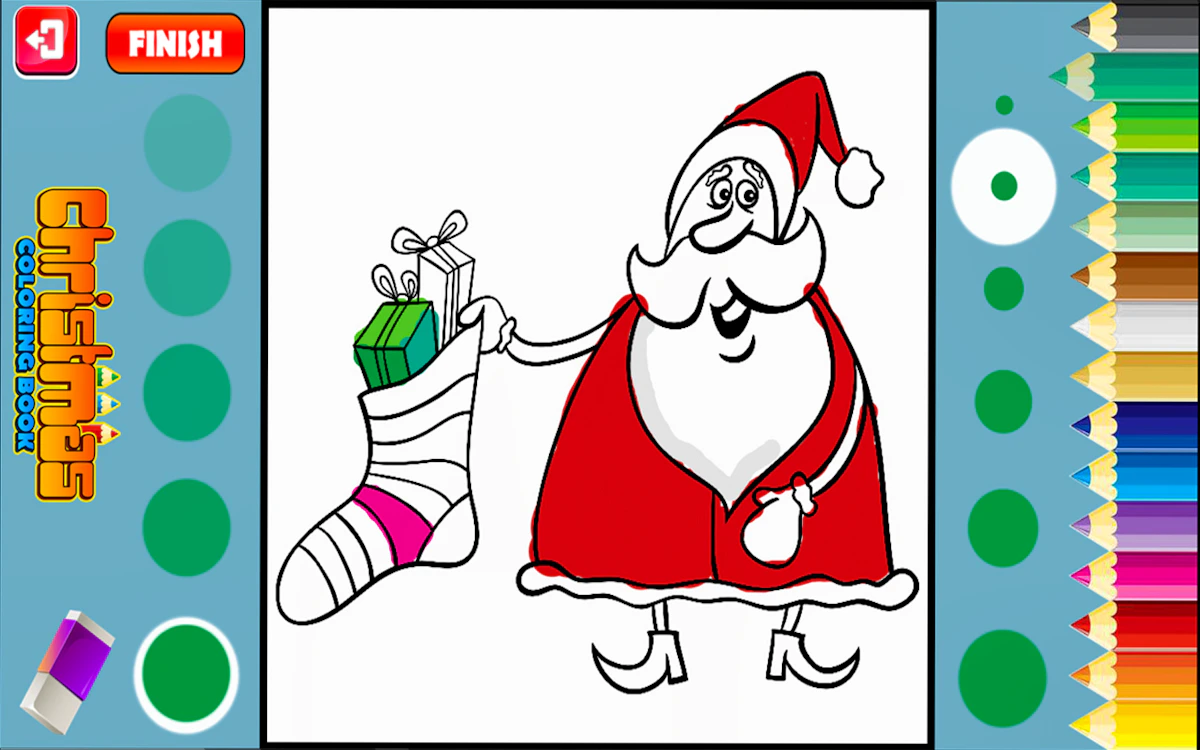 Play Christmas Coloring Book — free online Christmas game