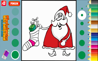 Play game Christmas Coloring Book Online