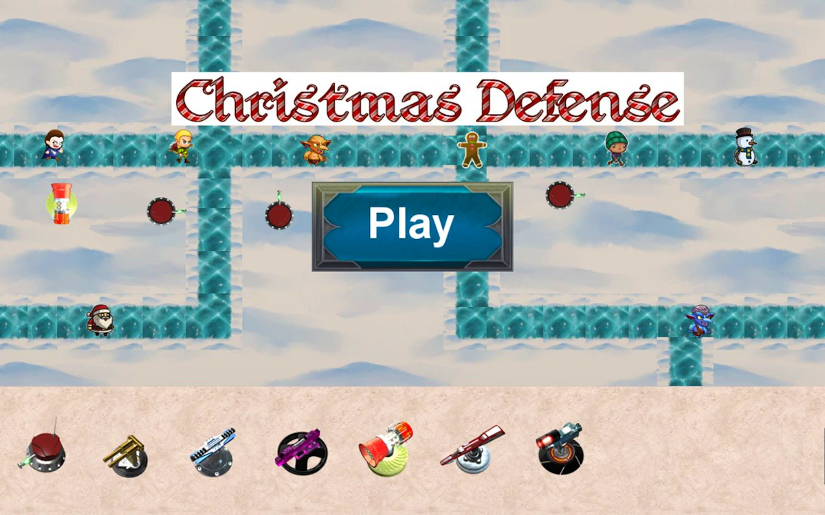 Play Christmas Defense — free online Christmas game