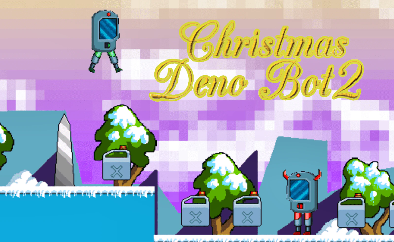 Christmas Deno Bot 2 — free online arcade game on Glaze Games