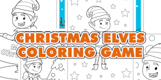 Christmas Elves Coloring Game thumbnail